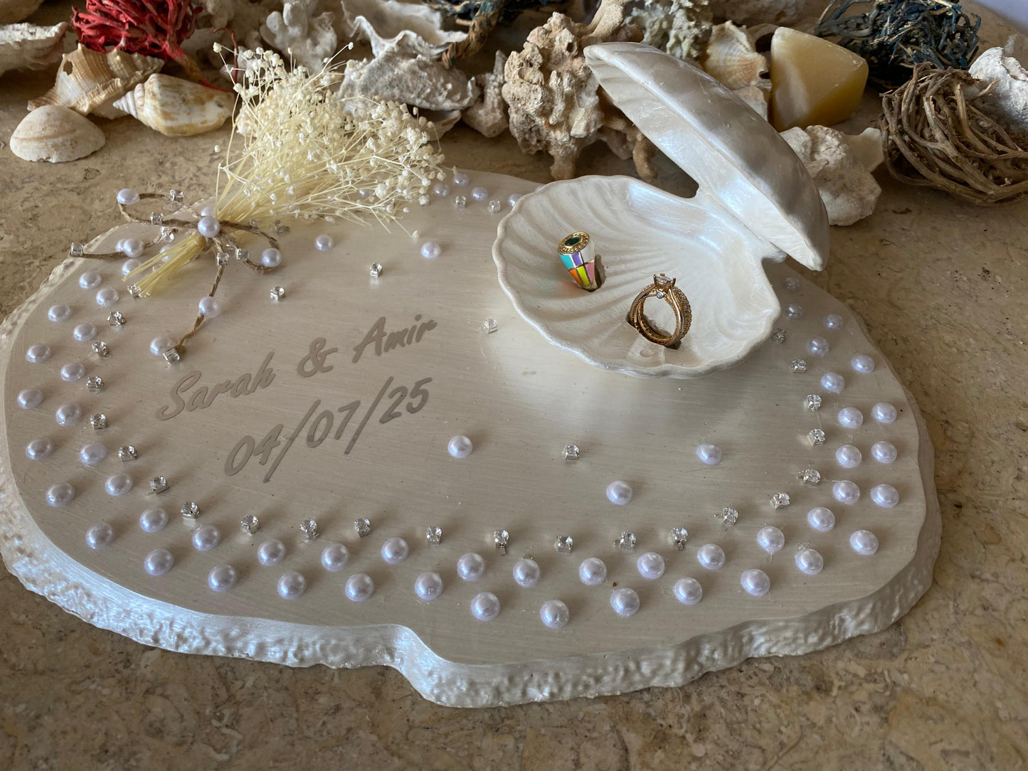 Handmade Concrete Engagement Tray