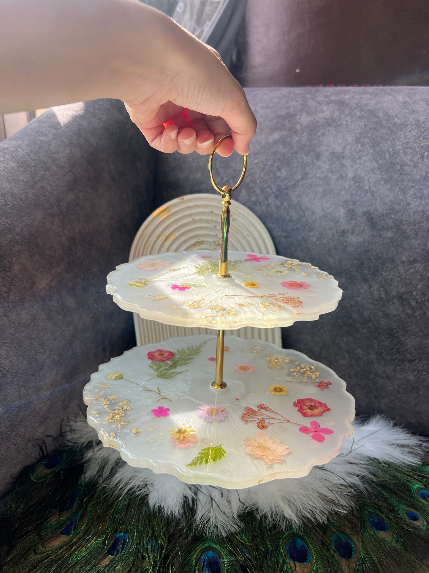 Resin Kahk Stand – Serve in Style! (Handmade, Custom Colors)